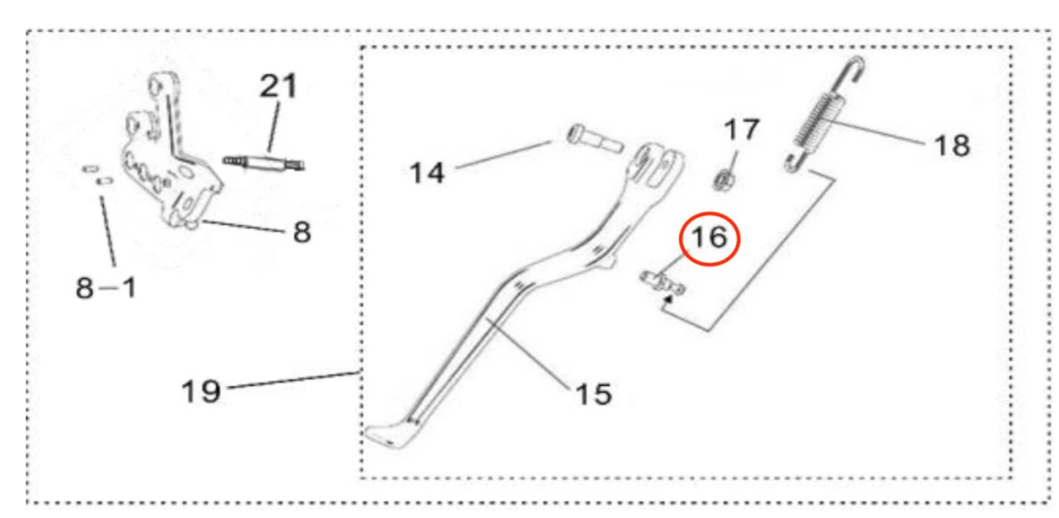 Light Bee Kickstand Pin "B"