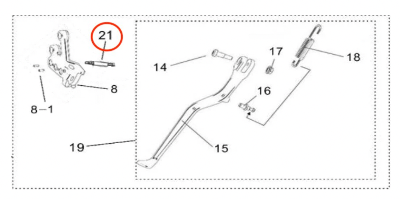Light Bee Kickstand Pin "A"