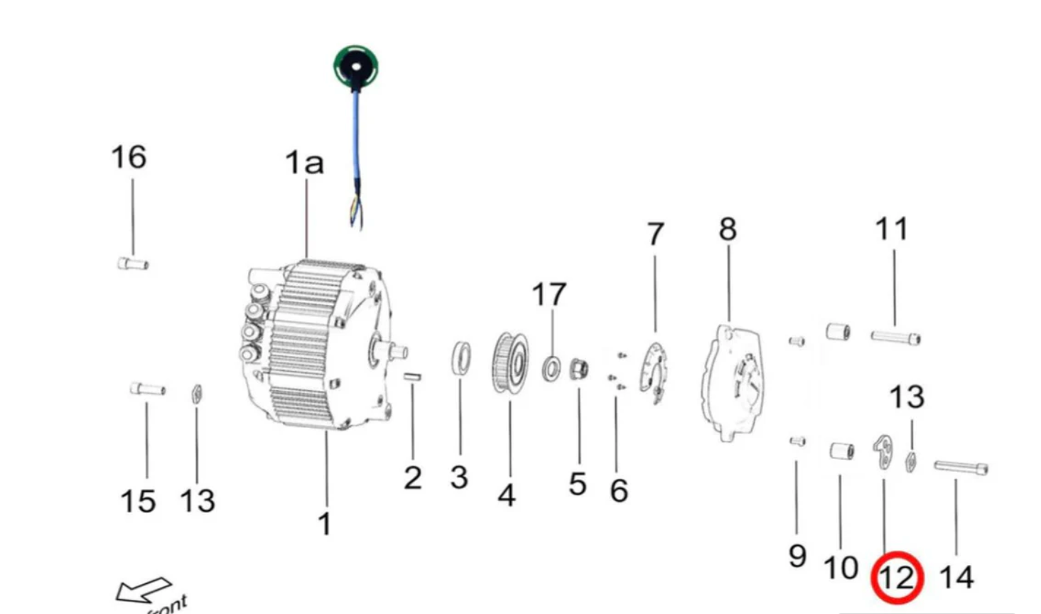 Surron Light Bee - OEM Motor Adjuster