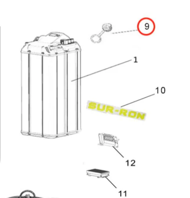 Surron Light Bee - OEM Battery Charging Port Waterproof Rubber Cap