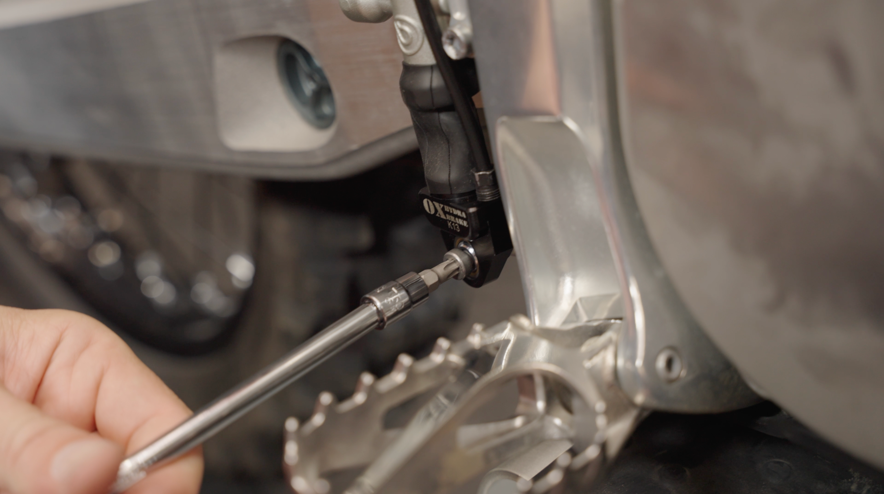 OxBrake Rear Hand & Foot Brake Combo for Stark Varg