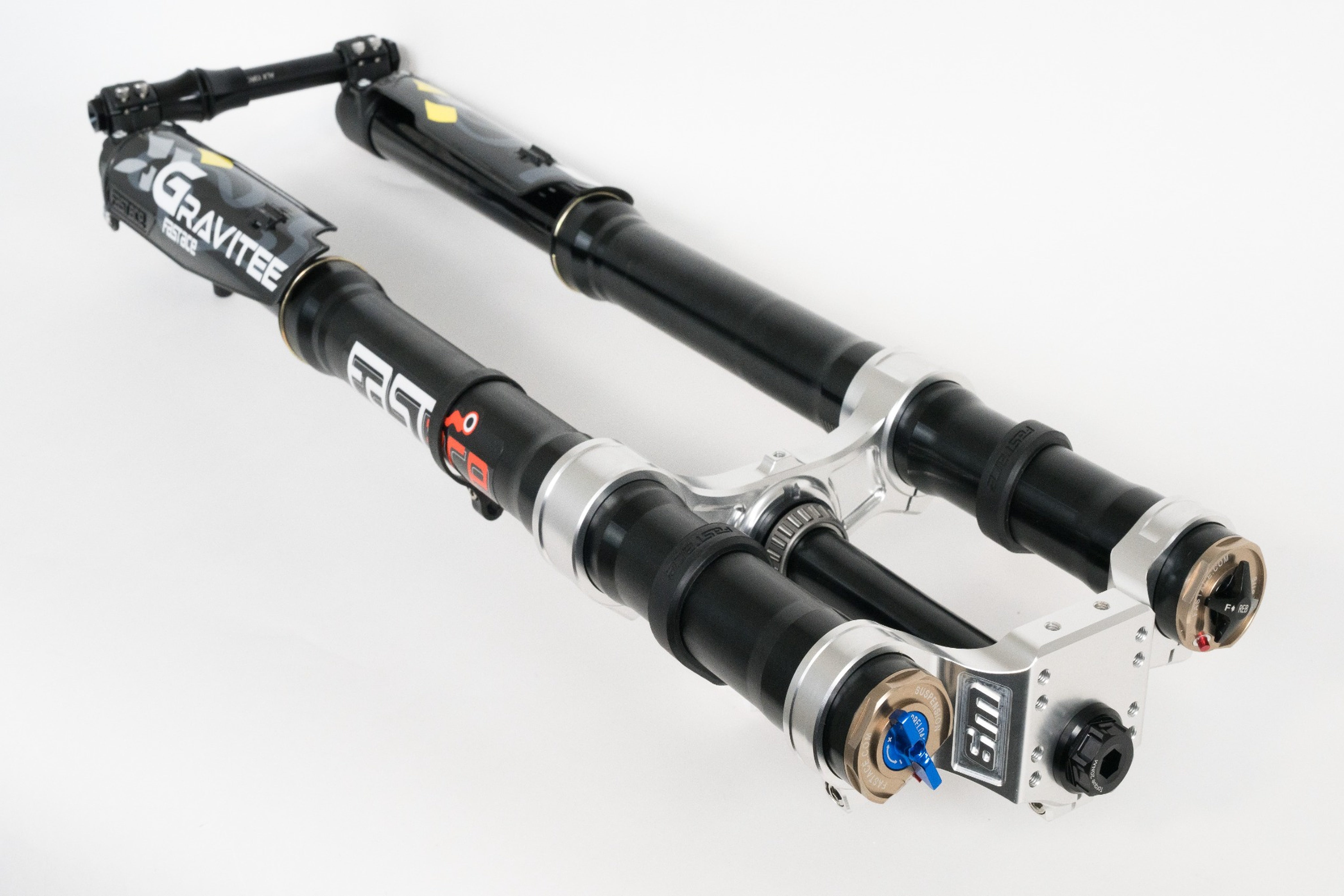 Warp9 FastAce Gravitee AHX12RV + Warp 9 Triple Clamps Suspension Bundl