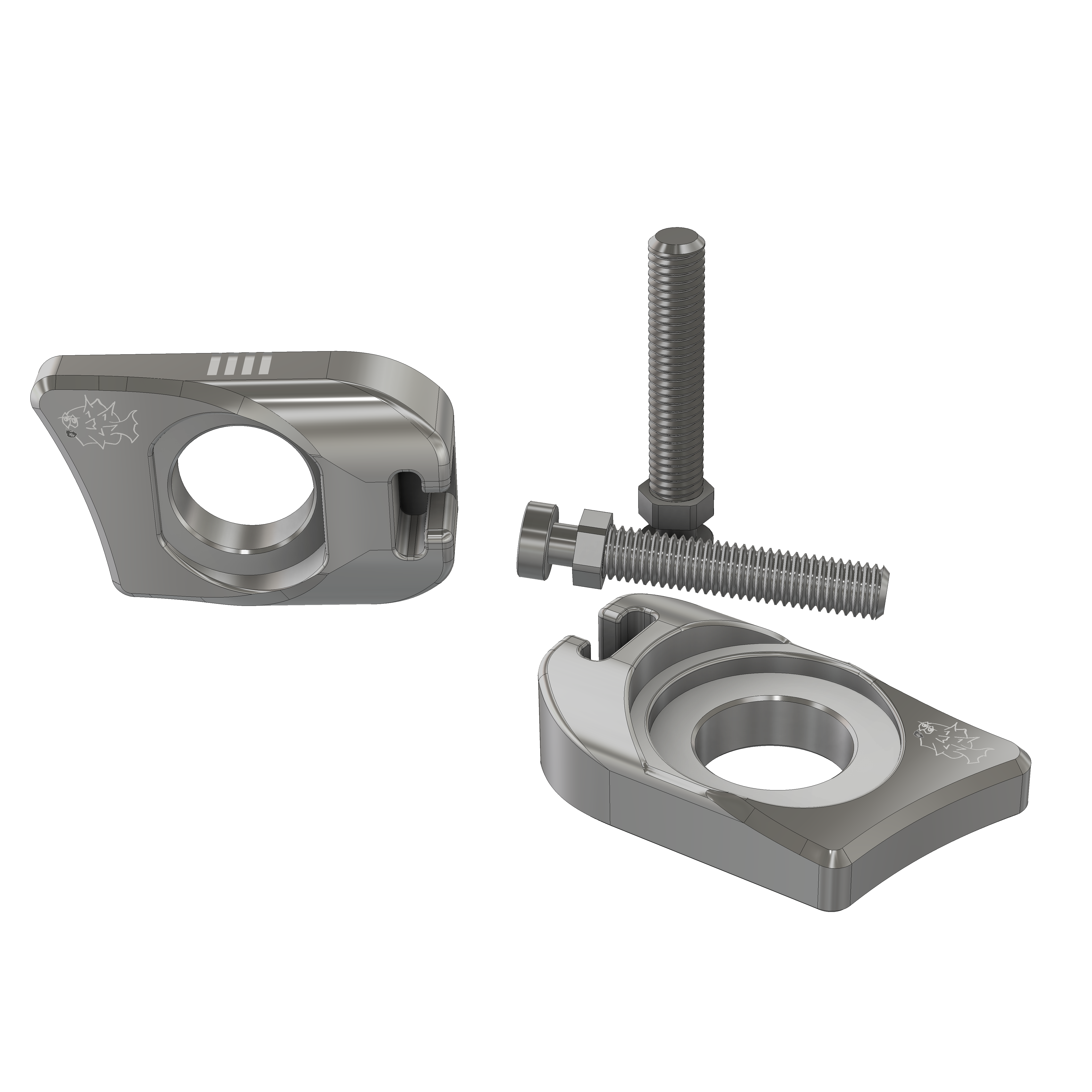 Prickly Axle Blocks for Ultra Bee