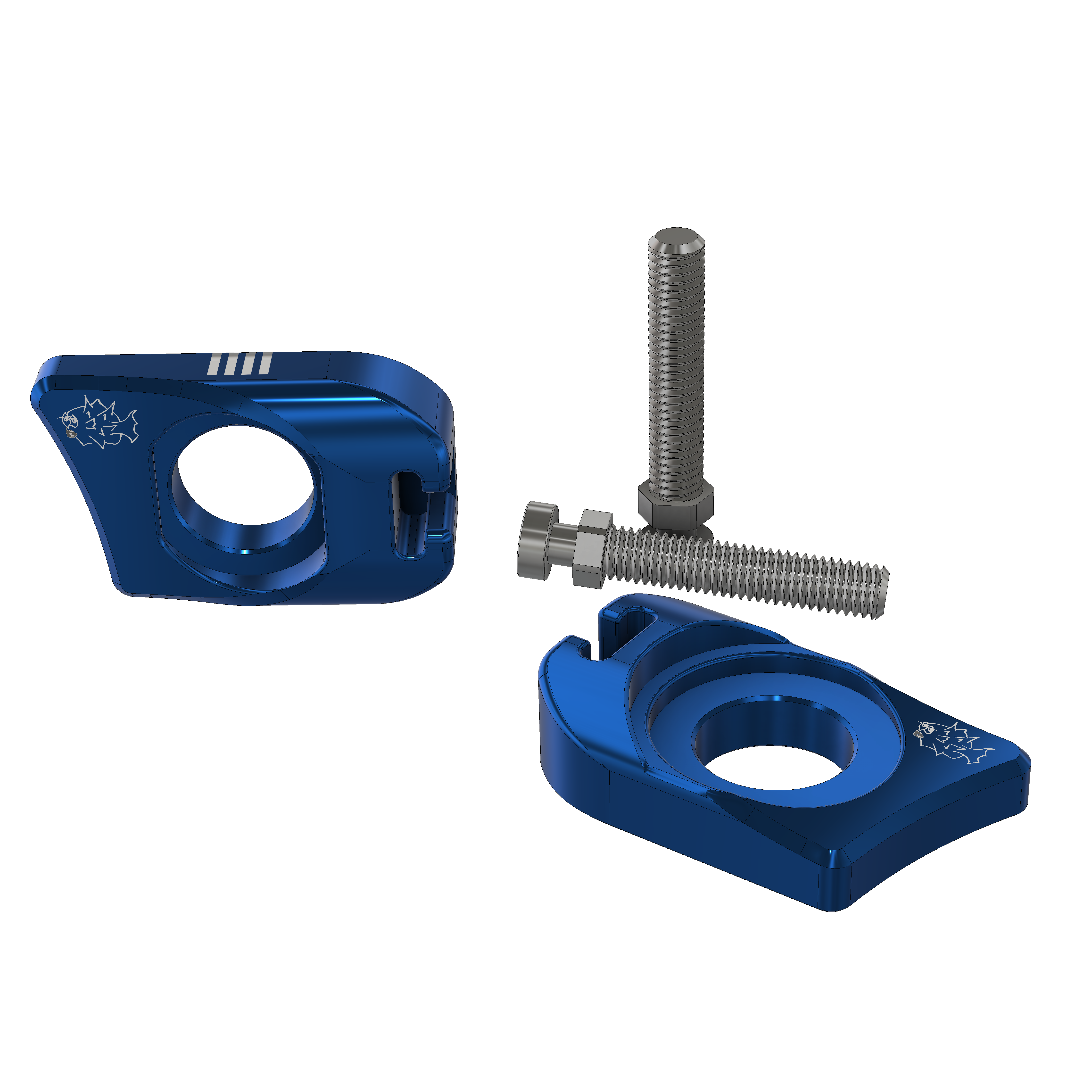 Prickly Axle Blocks for Ultra Bee