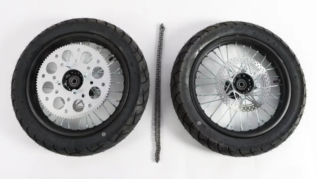 ETM RTR | 14in Supermoto Wheel Set