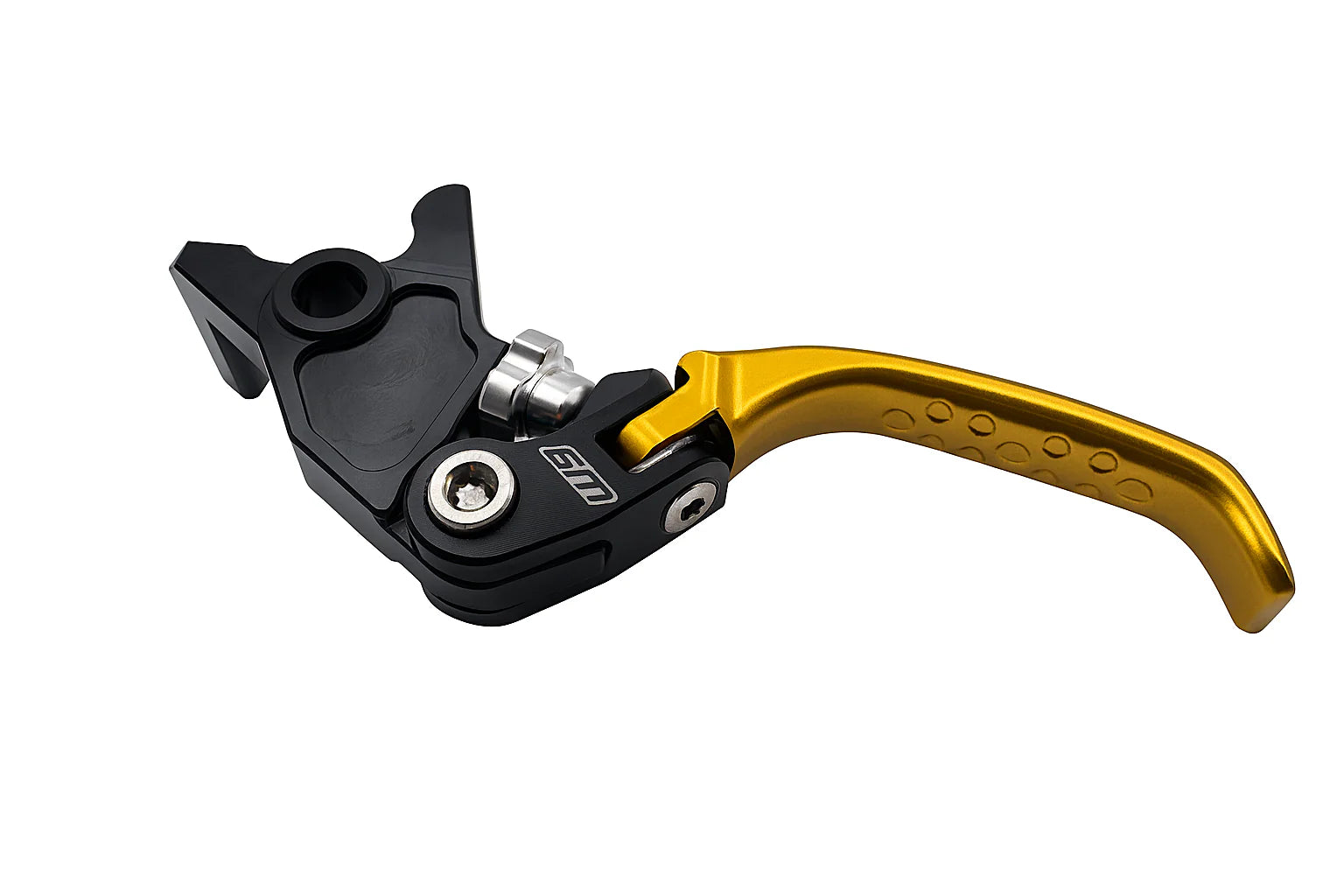 Gold Emoto folding brake lever for the left side