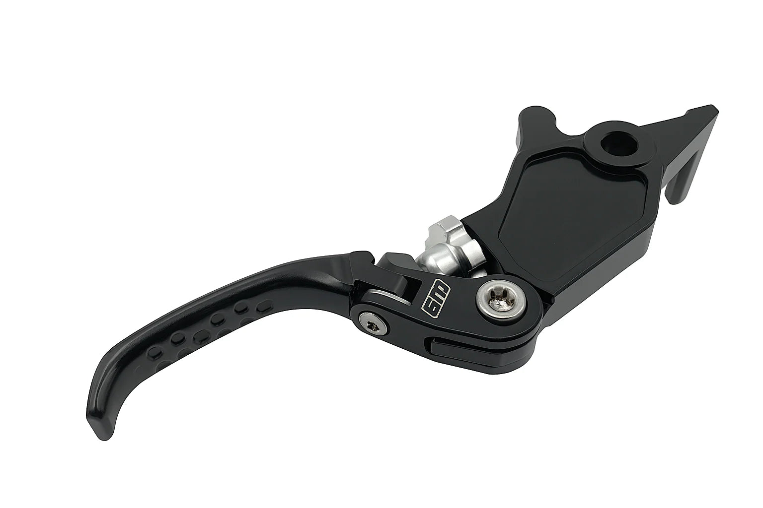 Right folding brake lever in black by Emoto