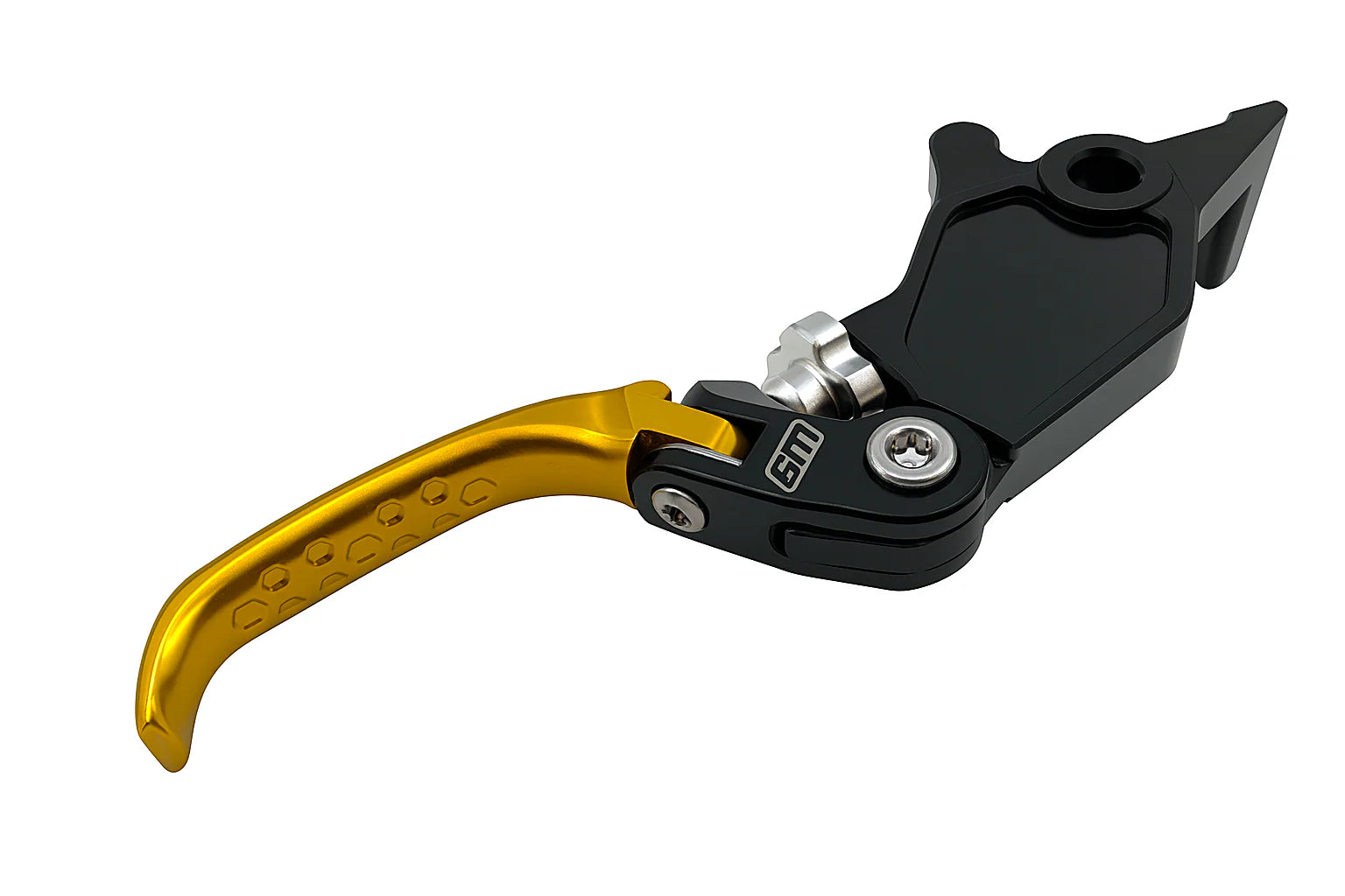 Emoto gold folding brake lever for right-hand