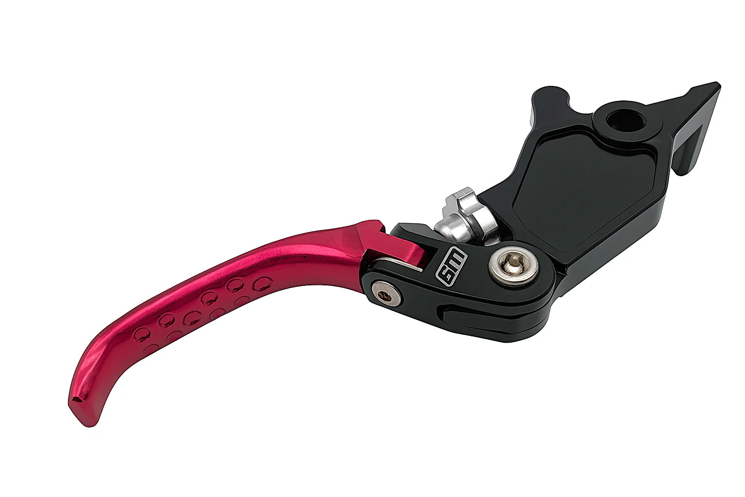 Red Emoto folding brake lever for the right side