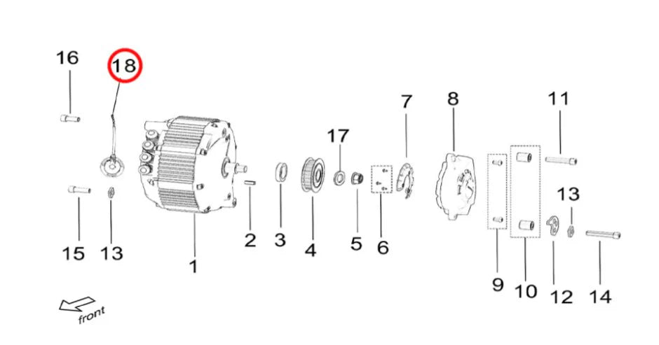Surron Light Bee - OEM Hall Sensor