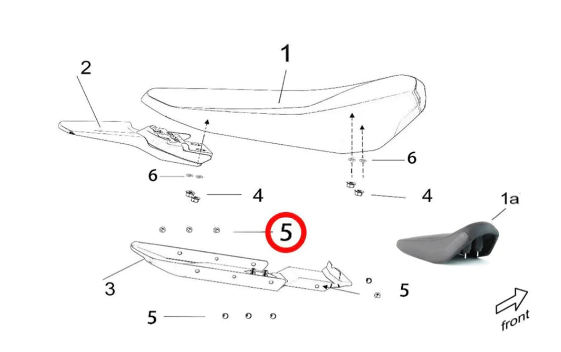Nylon Rivets For Light Bee Seat