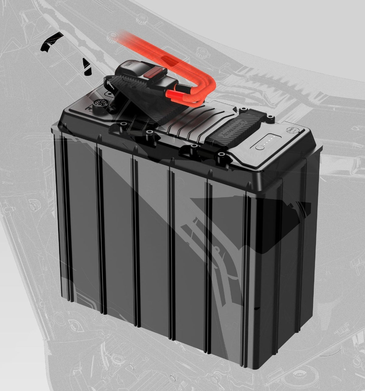 ReRode RX 97V 45Ah Samsung 50S lithium-ion battery