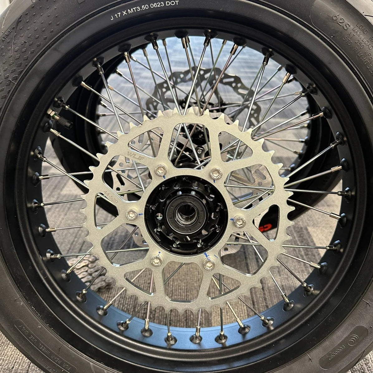 Surron Ultra Bee OEM 17" Supermoto Wheelset