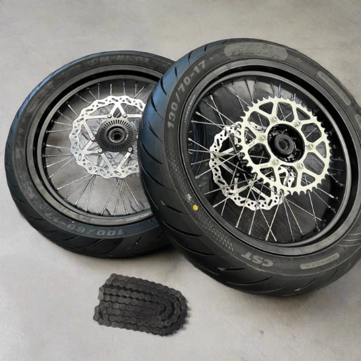 Surron Ultra Bee OEM 17" Supermoto Wheelset