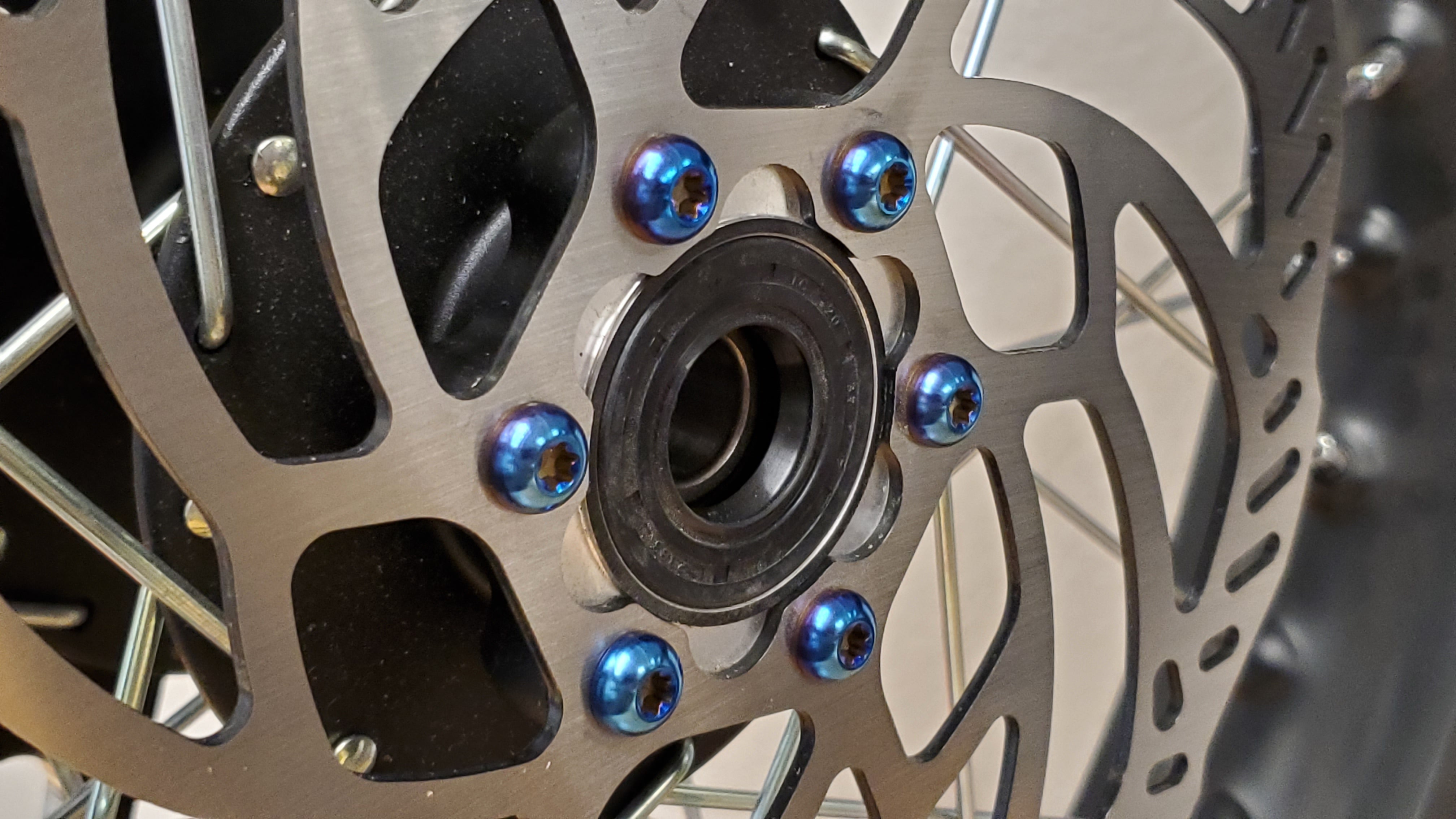 Titanium Brake Rotor Bolts by Warp 9