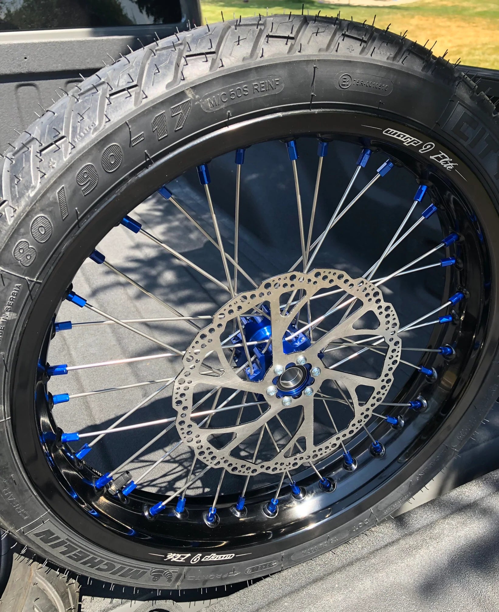 Supermoto Street Wheel and Tire Combo for Surron Segway