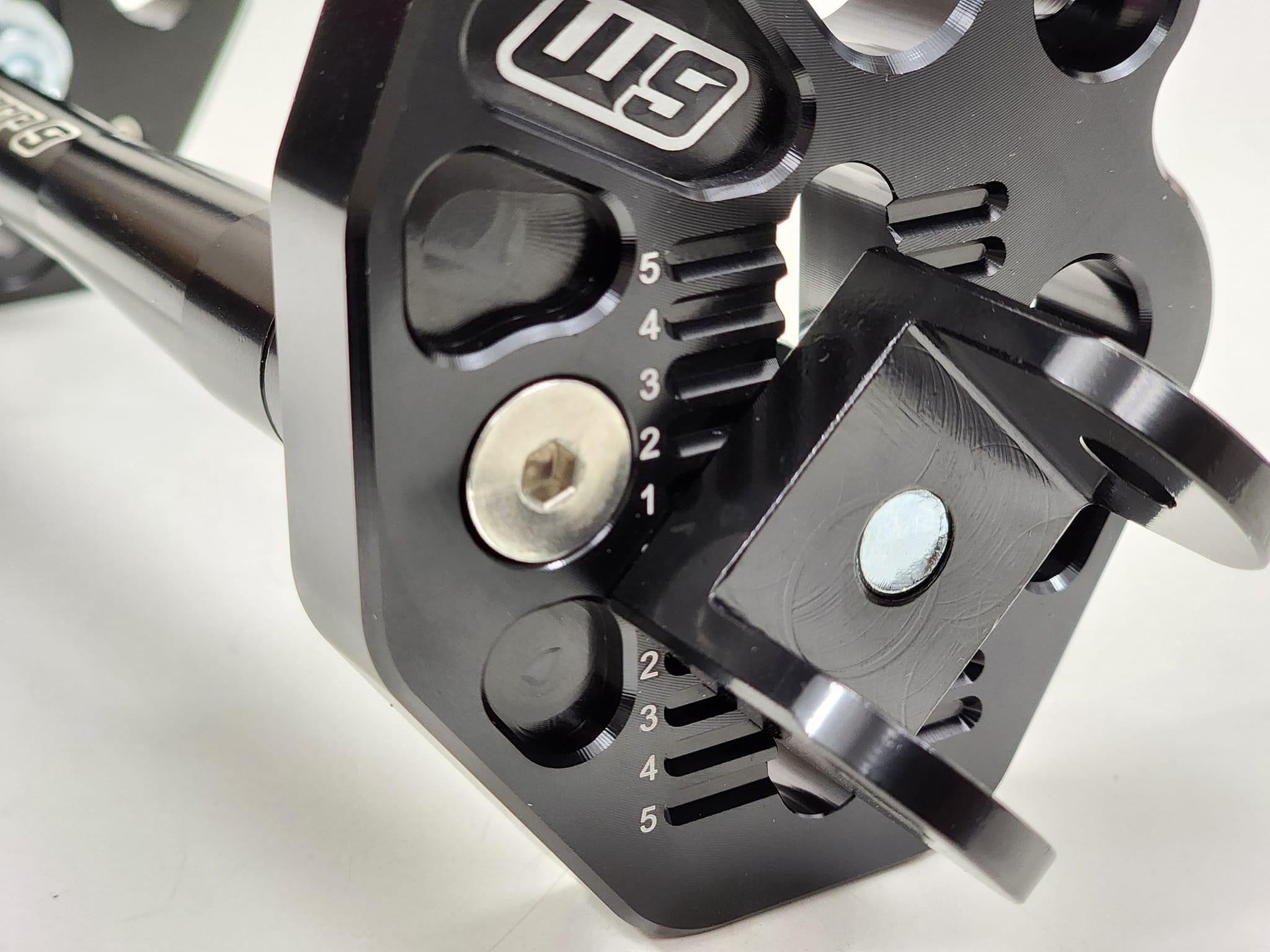 Warp9 Adjustable Footpeg Mounts for Surron Light Bee